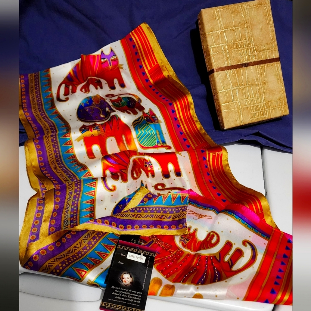 Laurel Burch Silk Scarf